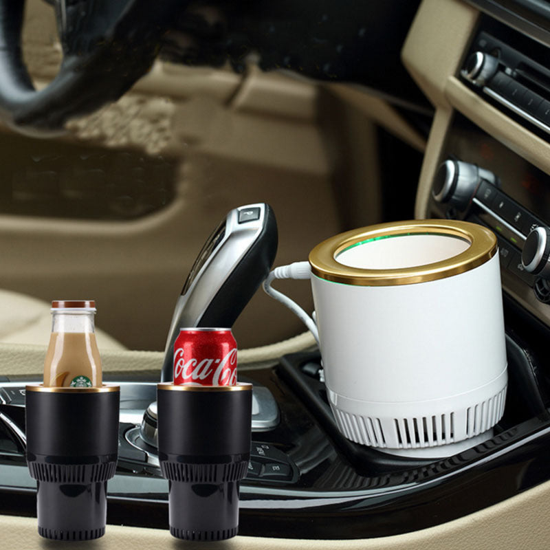JMD AUTO'S SMART HEATING & COOLING CAR CUP HOLDER #NEVER DRINK LUKEWARM DRINK