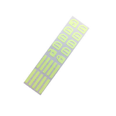 JMD AUTO'S GLOWING Car Window Luminous Multicolor Key Sticker