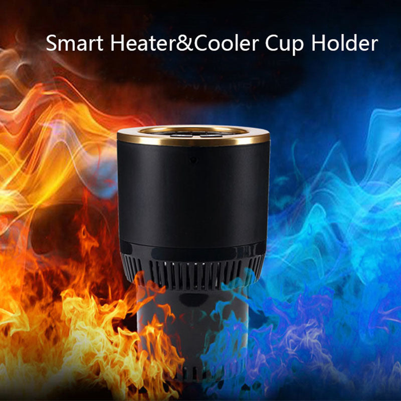 JMD AUTO'S SMART HEATING & COOLING CAR CUP HOLDER #NEVER DRINK LUKEWARM DRINK