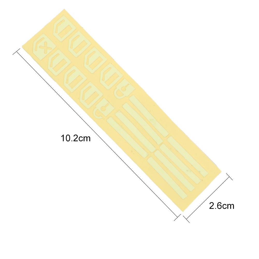 JMD AUTO'S GLOWING Car Window Luminous Multicolor Key Sticker